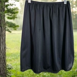 Vintage Slip Dress Skirt Black